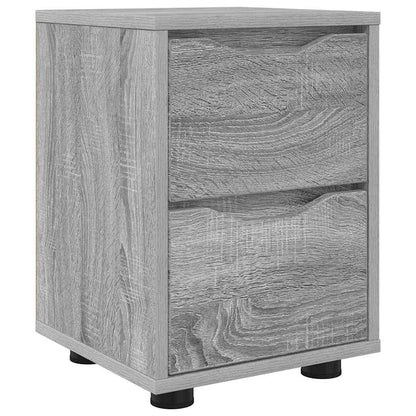 Nachtkastje Grijs Sonoma 30,5 x 30 x 43 cm Bewerkt hout