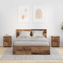 Nachtkastjes 2 pcs Oud Hout 30,5 x 30 x 43 cm Bewerkt hout