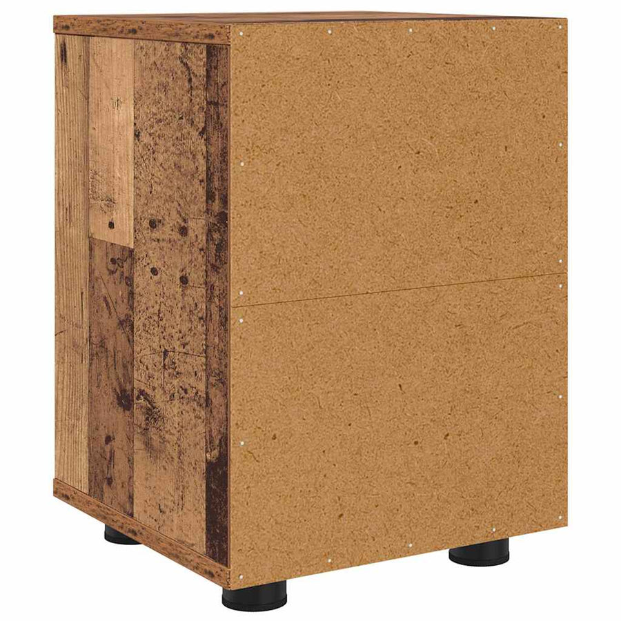 Nachtkastjes 2 pcs Oud Hout 30,5 x 30 x 43 cm Bewerkt hout