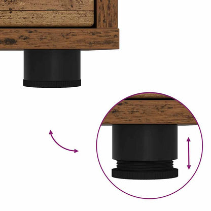 Nachtkastjes 2 pcs Oud Hout 30,5 x 30 x 43 cm Bewerkt hout