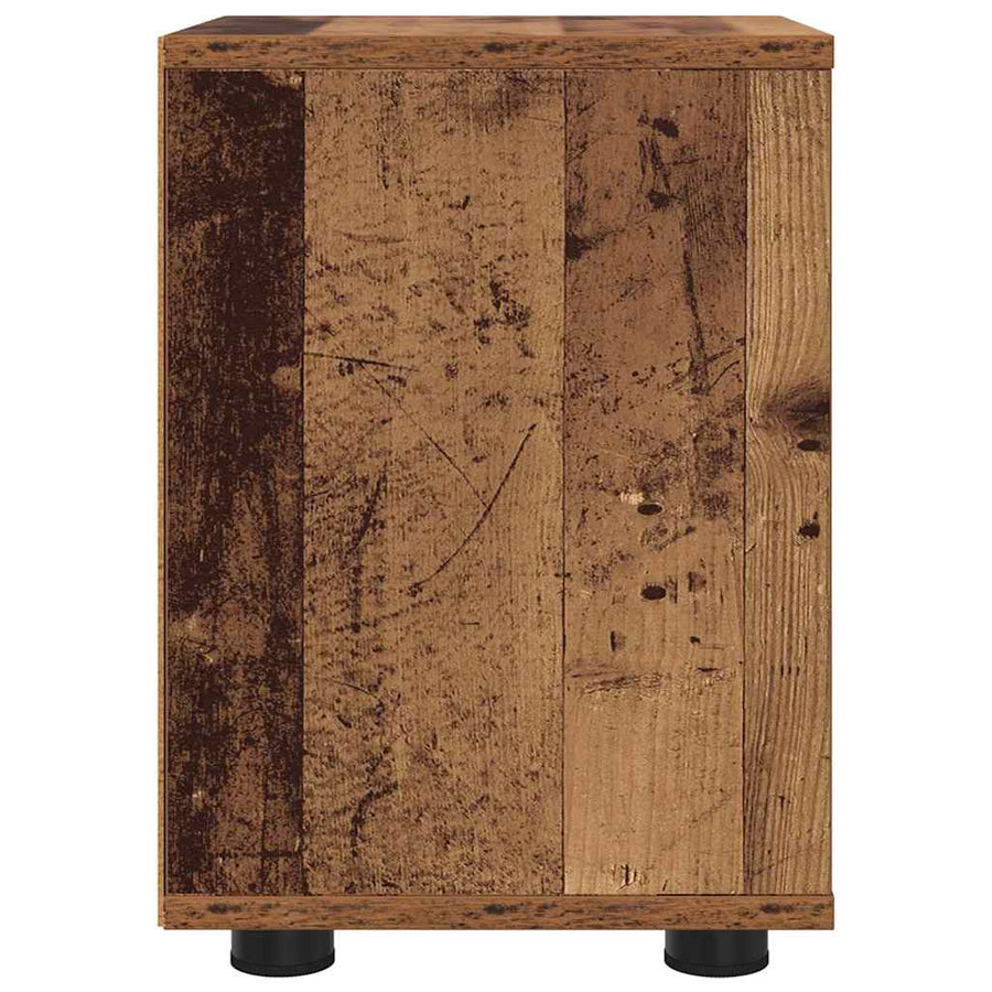 Nachtkastjes 2 pcs Oud Hout 30,5 x 30 x 43 cm Bewerkt hout