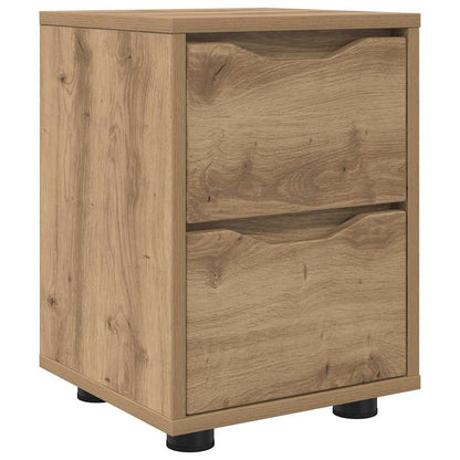 Nachtkastje Artisan Eiken 30,5 x 30 x 43 cm Bewerkt hout