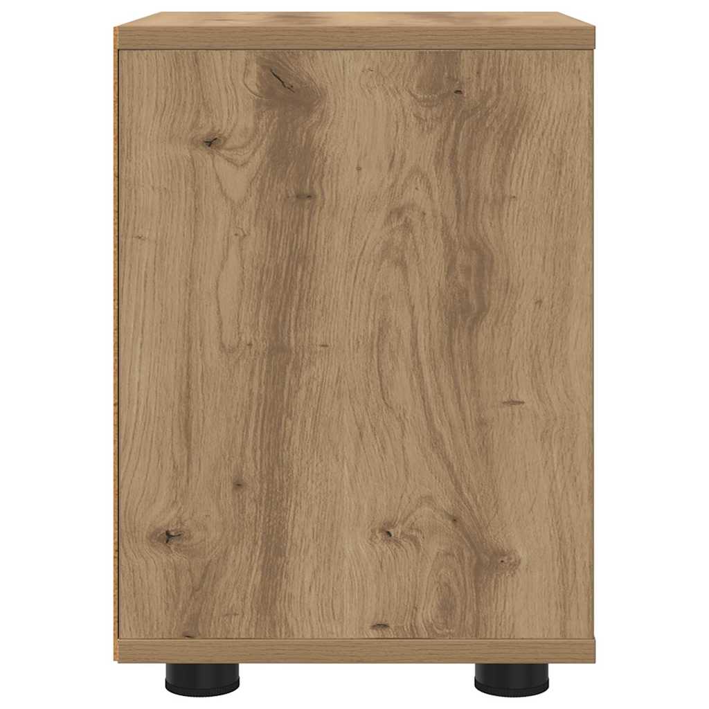 Nachtkastje Artisan Eiken 30,5 x 30 x 43 cm Bewerkt hout