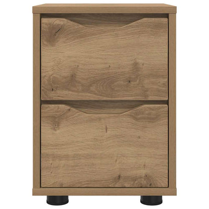 Nachtkastjes 2 pcs Artisan Eiken 30,5 x 30 x 43 cm Bewerkt hout