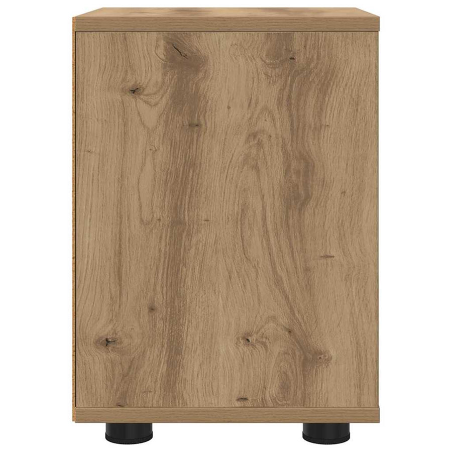 Nachtkastjes 2 pcs Artisan Eiken 30,5 x 30 x 43 cm Bewerkt hout