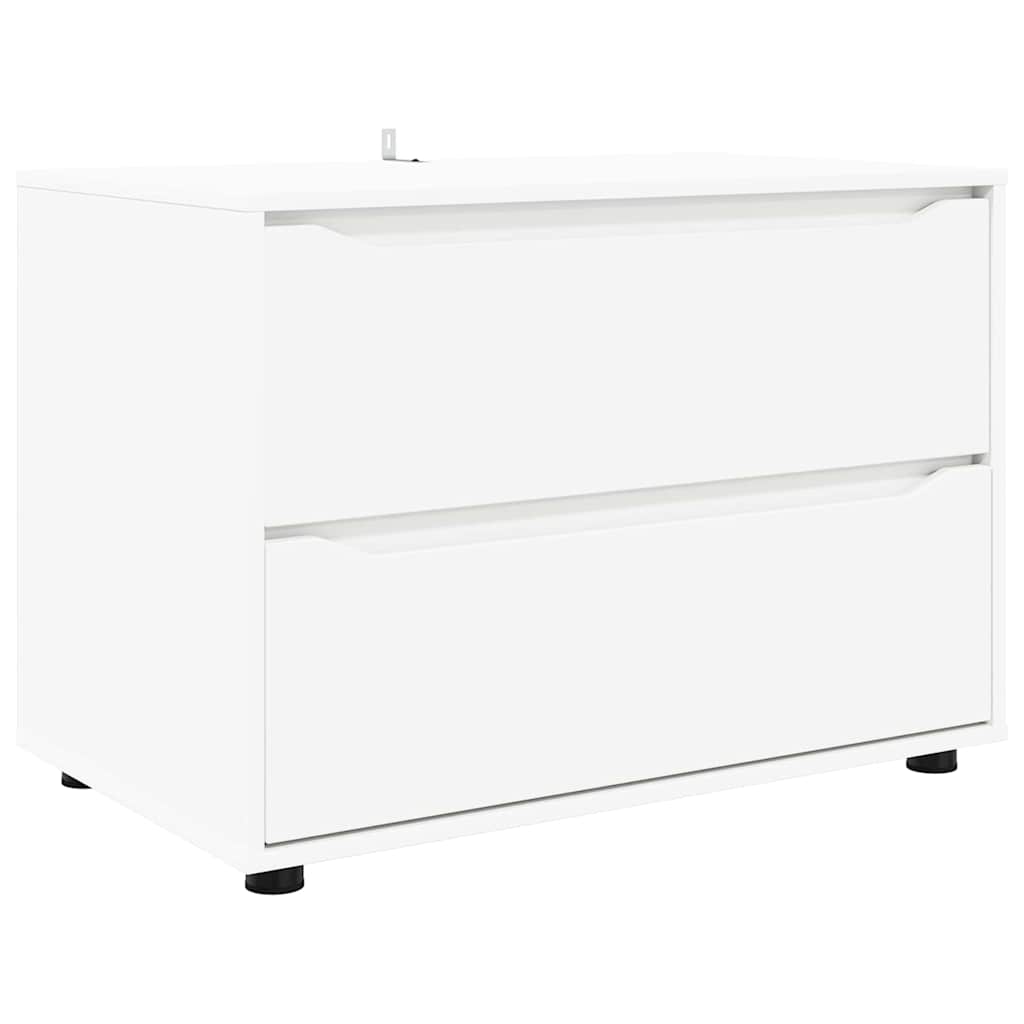 Opbergkast Wit 80 x 48 x 57 cm Bewerkt hout
