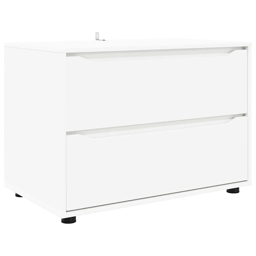 Opbergkast Wit 80 x 48 x 57 cm Bewerkt hout