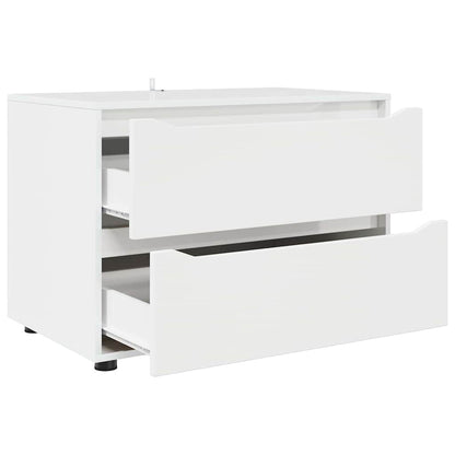 Opbergkast Wit 80 x 48 x 57 cm Bewerkt hout