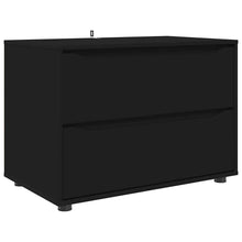 Opbergkast Zwart 80 x 48 x 57 cm Bewerkt hout