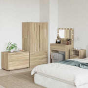 Opbergkast 80x48x57 cm Sonoma eiken bewerkt hout