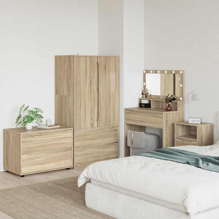 Opbergkast Sonoma Eiken 80 x 48 x 57 cm Bewerkt hout