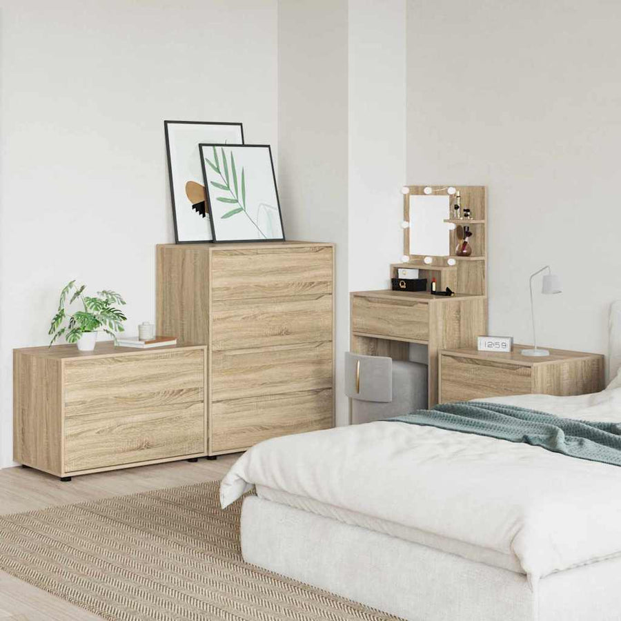 Opbergkast Sonoma Eiken 80 x 48 x 57 cm Bewerkt hout