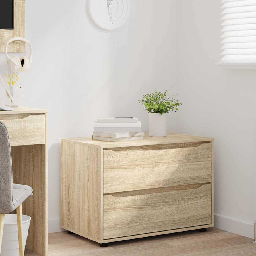 Opbergkast Sonoma Eiken 80 x 48 x 57 cm Bewerkt hout