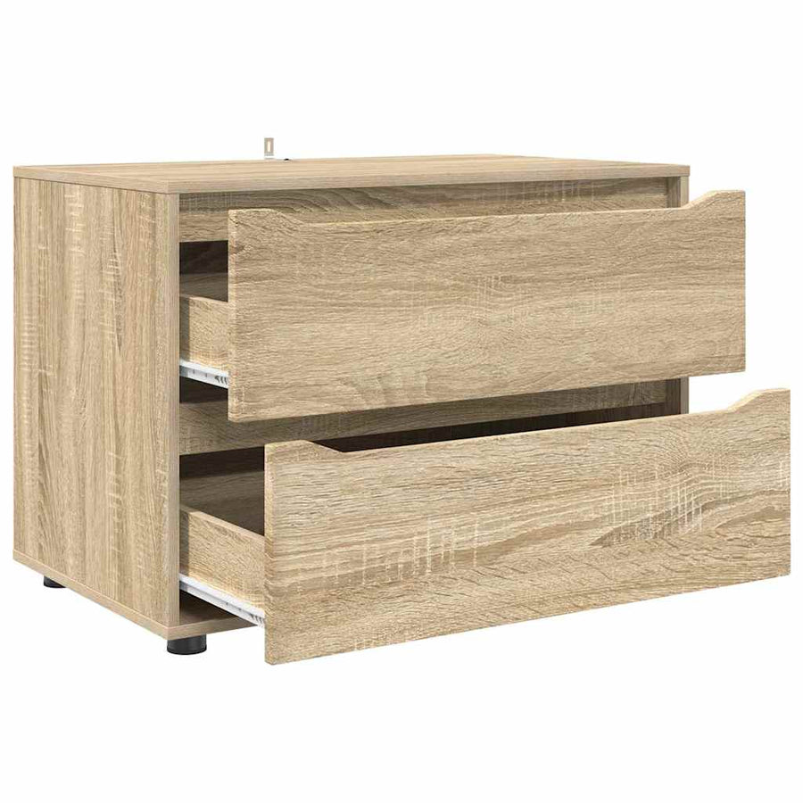 Opbergkast Sonoma Eiken 80 x 48 x 57 cm Bewerkt hout