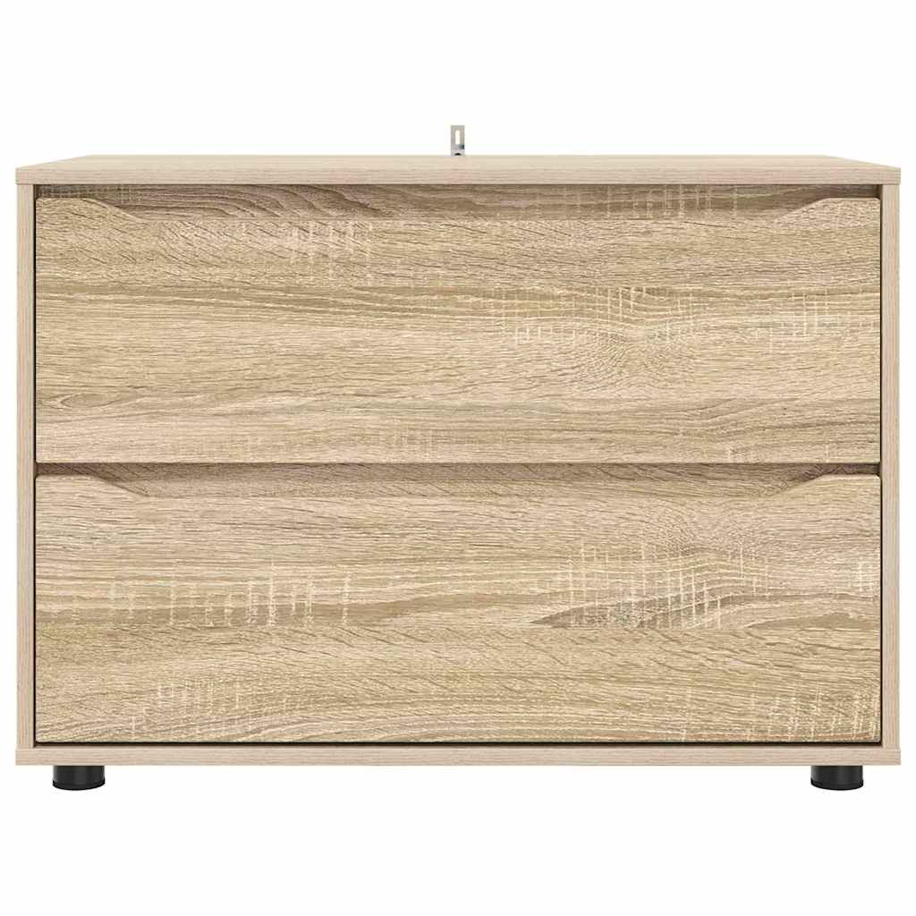Opbergkast Sonoma Eiken 80 x 48 x 57 cm Bewerkt hout