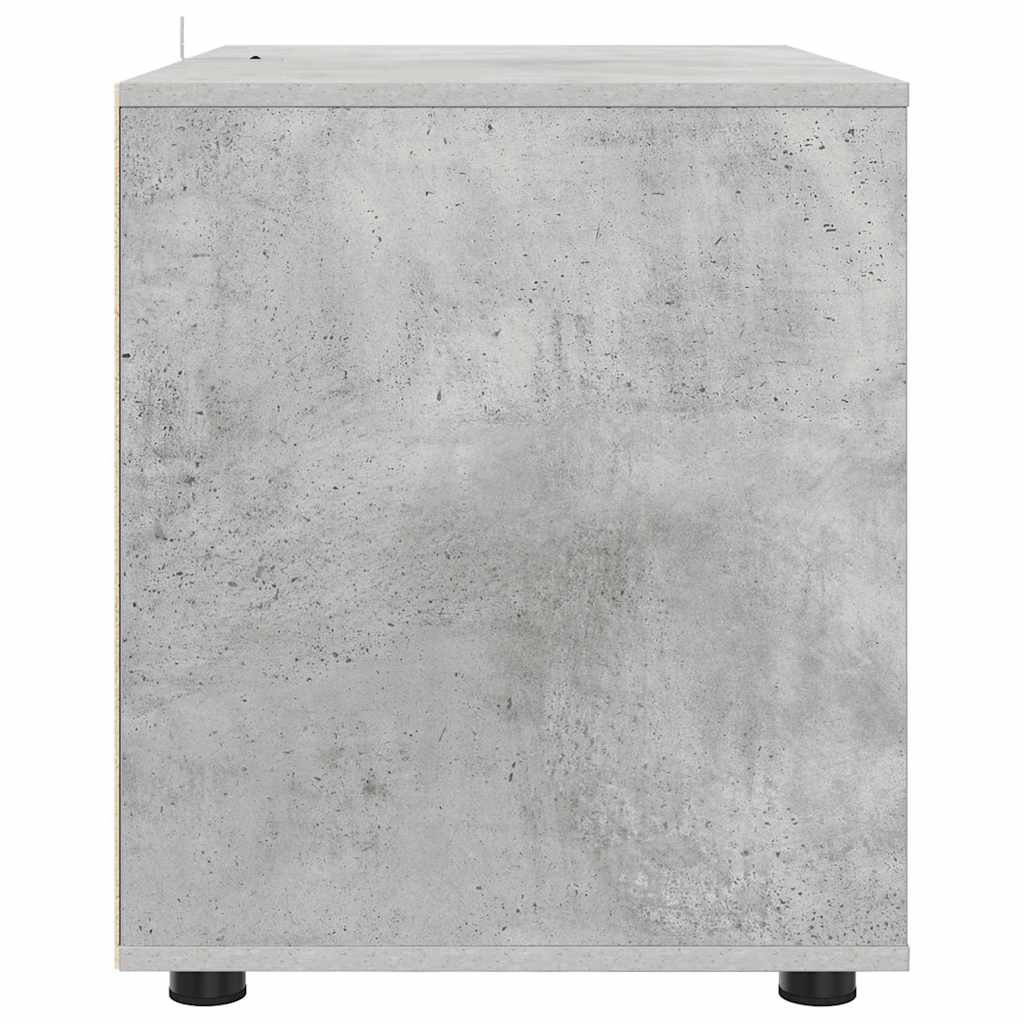 Opbergkast Beton Grijs 80 x 48 x 57 cm Bewerkt hout
