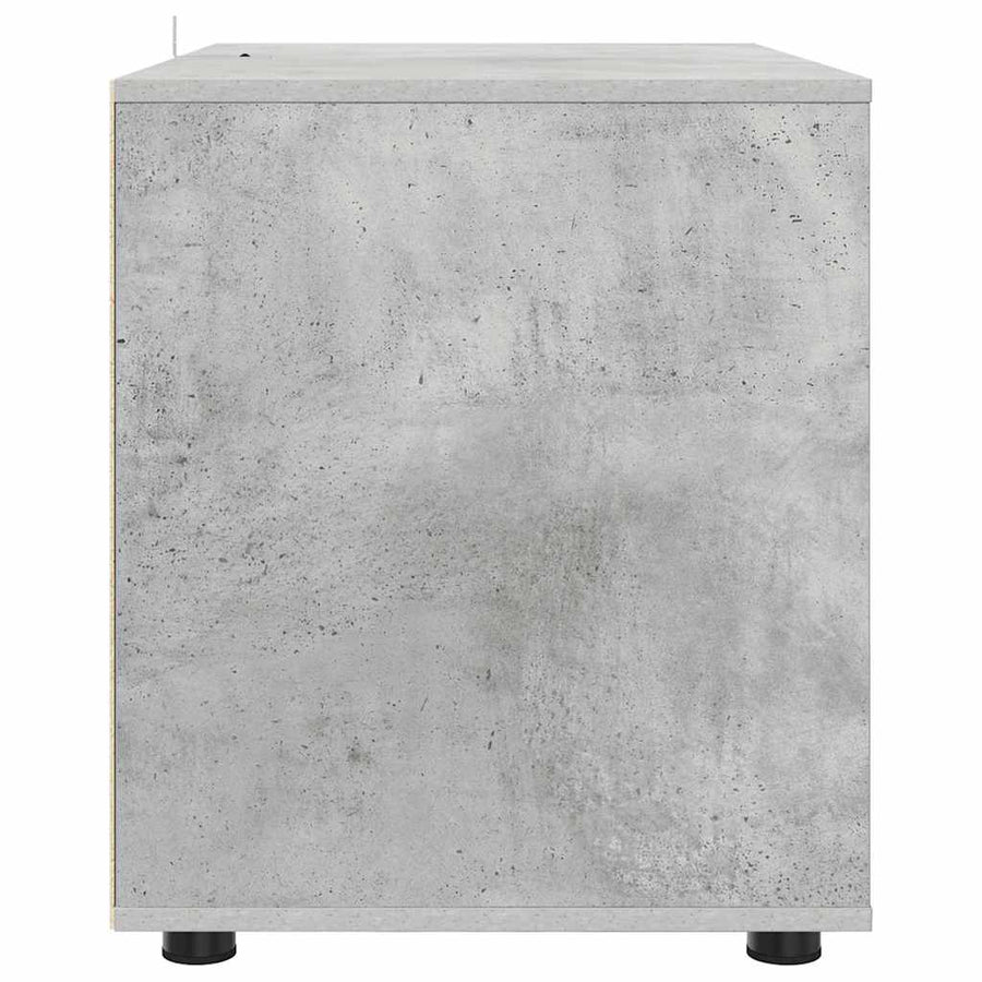 Opbergkast Beton Grijs 80 x 48 x 57 cm Bewerkt hout