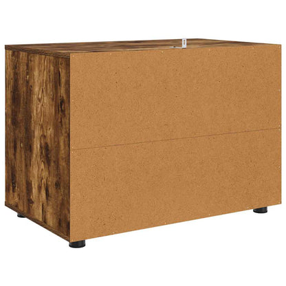 Opbergkast Gerookt eiken 80 x 48 x 57 cm Bewerkt hout