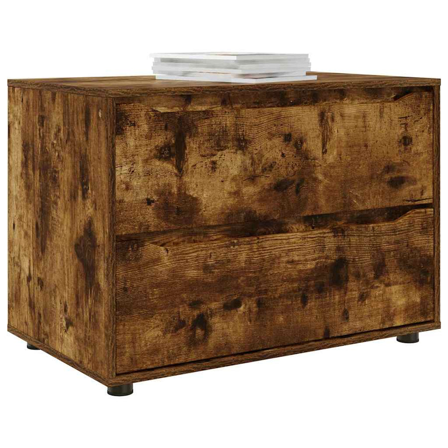 Opbergkast Gerookt eiken 80 x 48 x 57 cm Bewerkt hout