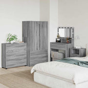Opbergkast 80x48x57 cm grijs Sonoma bewerkt hout