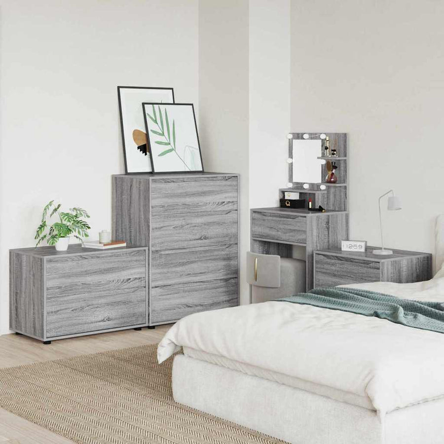 Opbergkast Grijs Sonoma 80 x 48 x 57 cm Bewerkt hout