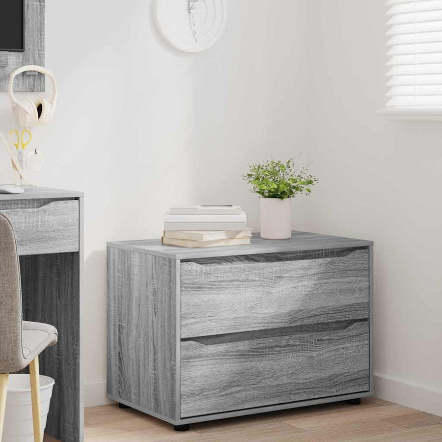 Opbergkast Grijs Sonoma 80 x 48 x 57 cm Bewerkt hout