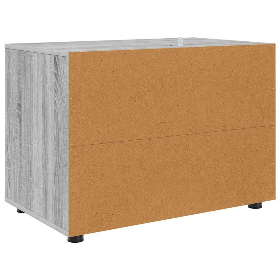 Opbergkast Grijs Sonoma 80 x 48 x 57 cm Bewerkt hout