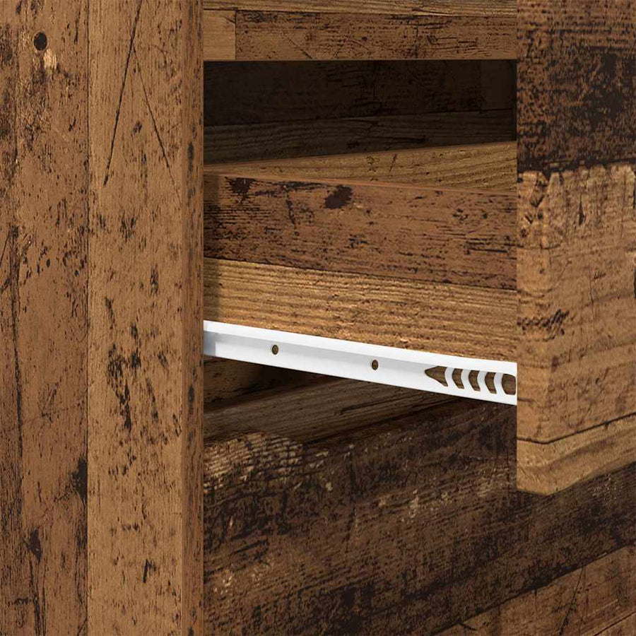 Opbergkast Oud Hout 80 x 48 x 57 cm Bewerkt hout