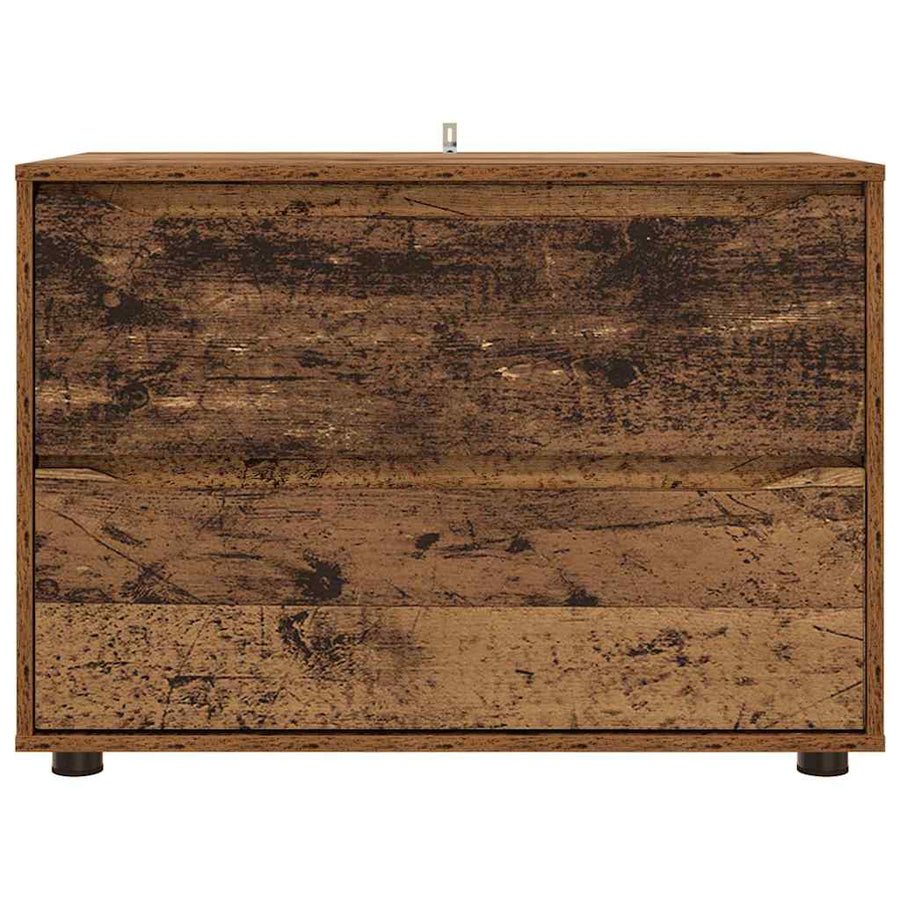 Opbergkast Oud Hout 80 x 48 x 57 cm Bewerkt hout