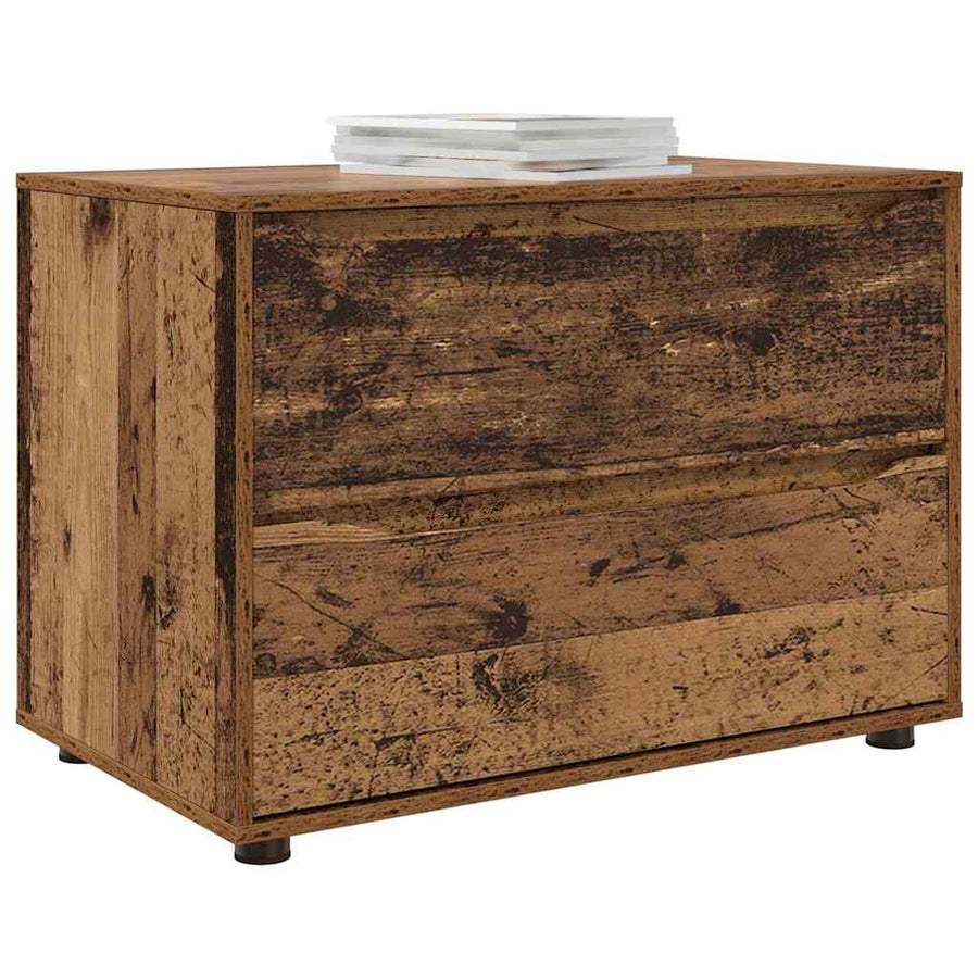 Opbergkast Oud Hout 80 x 48 x 57 cm Bewerkt hout