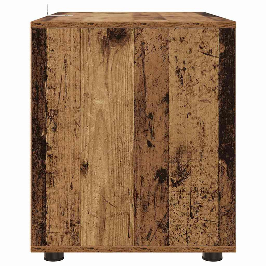 Opbergkast Oud Hout 80 x 48 x 57 cm Bewerkt hout
