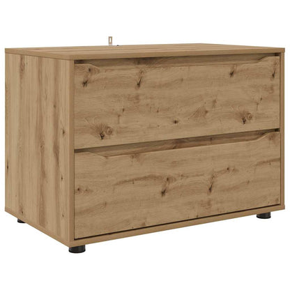 Opbergkast Artisan Eiken 80 x 48 x 57 cm Bewerkt hout