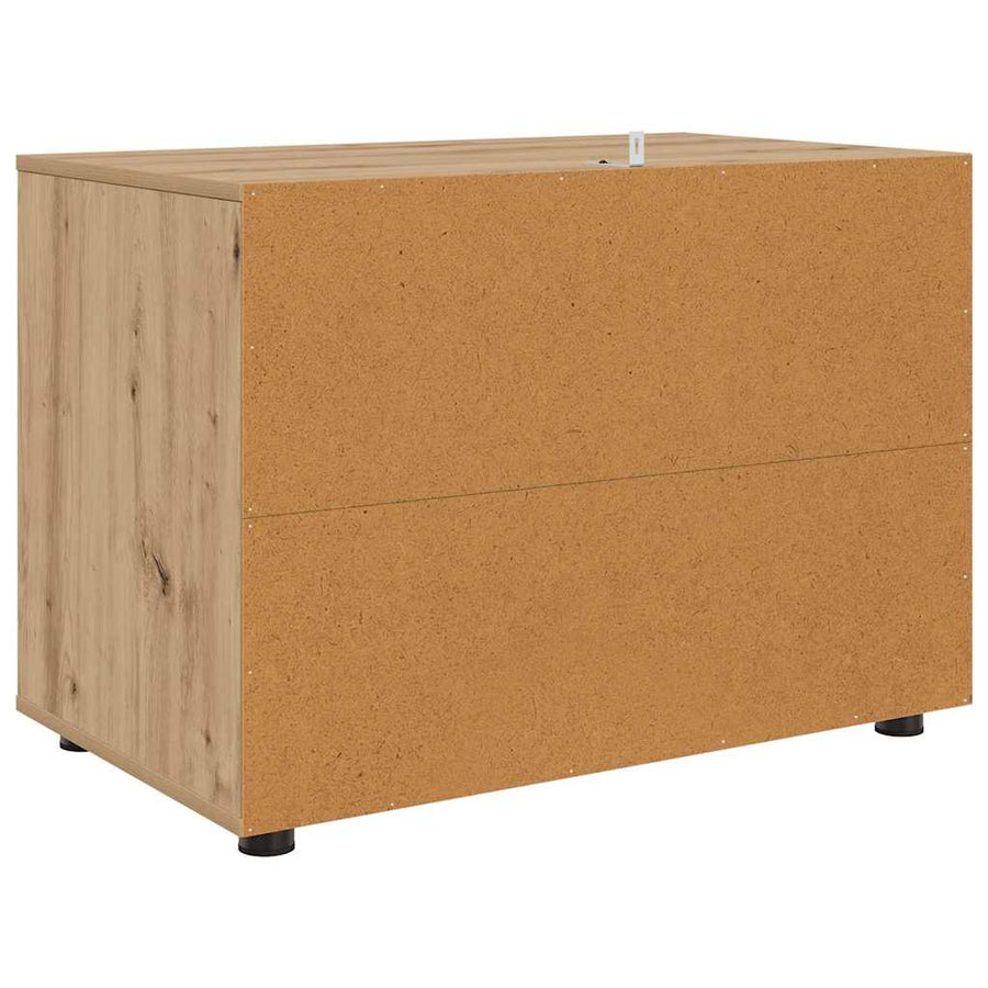 Opbergkast Artisan Eiken 80 x 48 x 57 cm Bewerkt hout