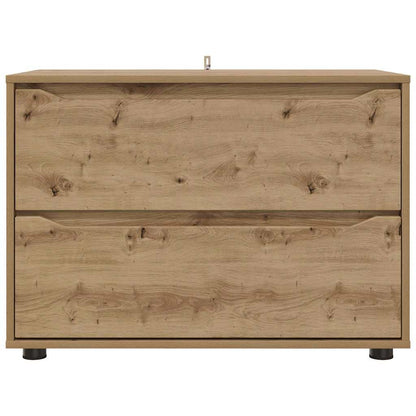 Opbergkast Artisan Eiken 80 x 48 x 57 cm Bewerkt hout