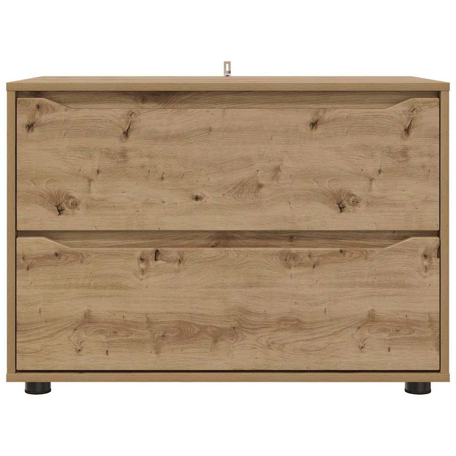 Opbergkast Artisan Eiken 80 x 48 x 57 cm Bewerkt hout