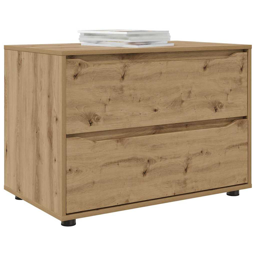 Opbergkast Artisan Eiken 80 x 48 x 57 cm Bewerkt hout