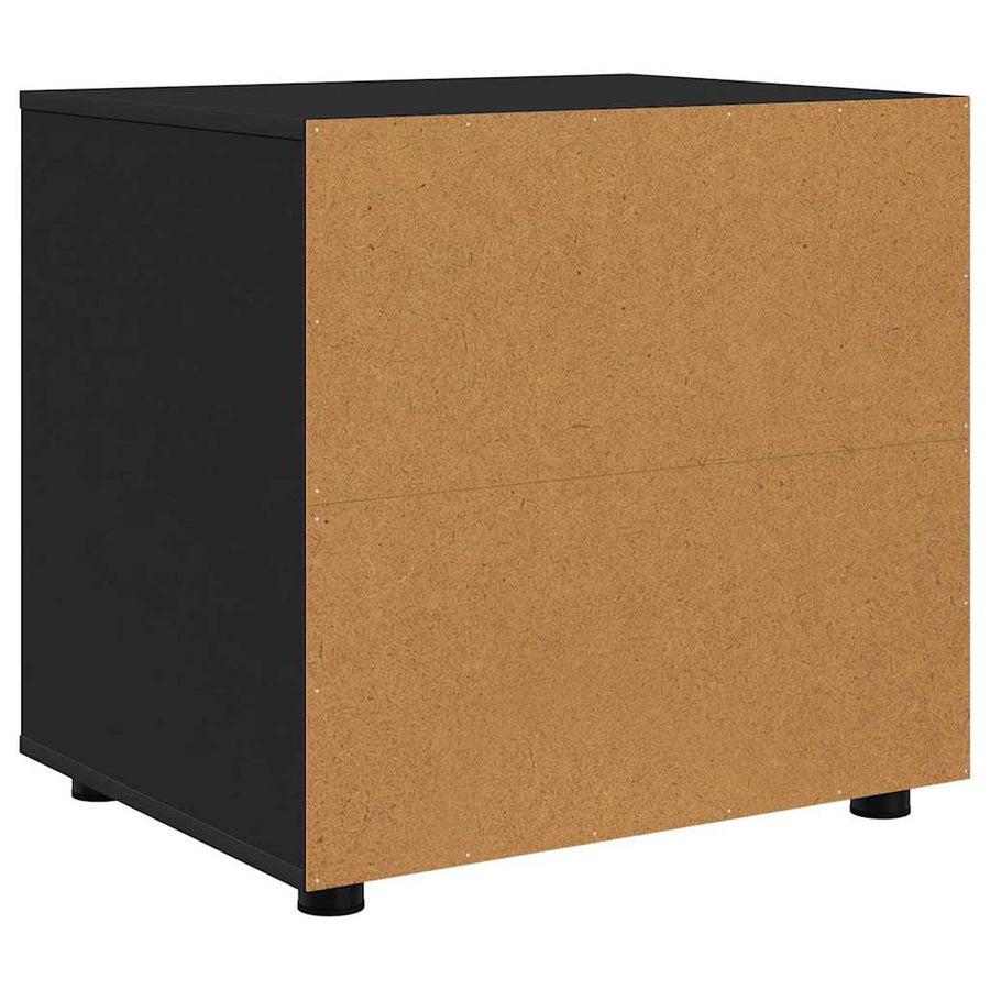 Opbergkast Zwart 60 x 48 x 57 cm Bewerkt hout