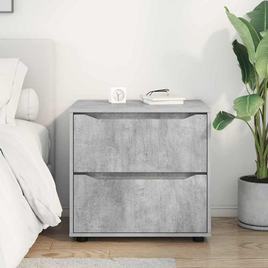 Opbergkast Beton Grijs 60 x 48 x 57 cm Bewerkt hout