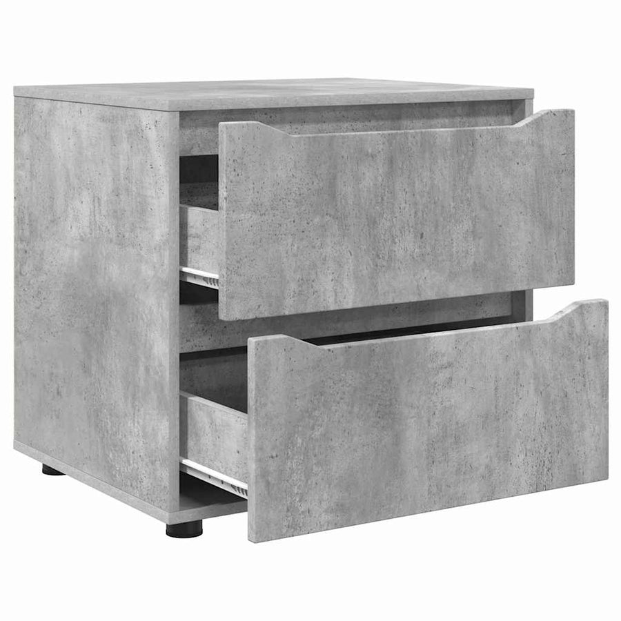 Opbergkast Beton Grijs 60 x 48 x 57 cm Bewerkt hout