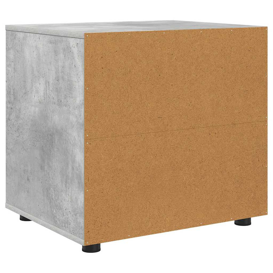 Opbergkast Beton Grijs 60 x 48 x 57 cm Bewerkt hout