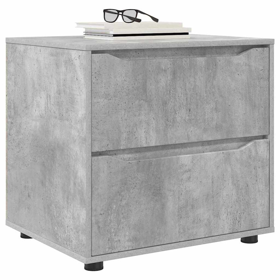 Opbergkast Beton Grijs 60 x 48 x 57 cm Bewerkt hout