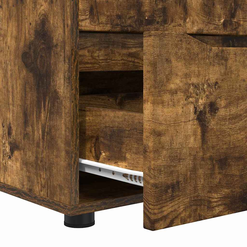 Opbergkast Gerookt eiken 60 x 48 x 57 cm Bewerkt hout