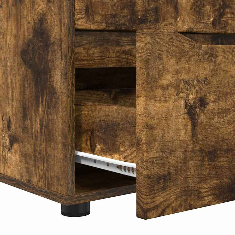 Opbergkast Gerookt eiken 60 x 48 x 57 cm Bewerkt hout