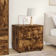 Opbergkast 60x48x57 cm gerookt eiken bewerkt hout