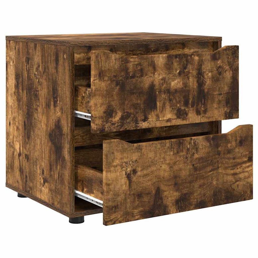 Opbergkast Gerookt eiken 60 x 48 x 57 cm Bewerkt hout