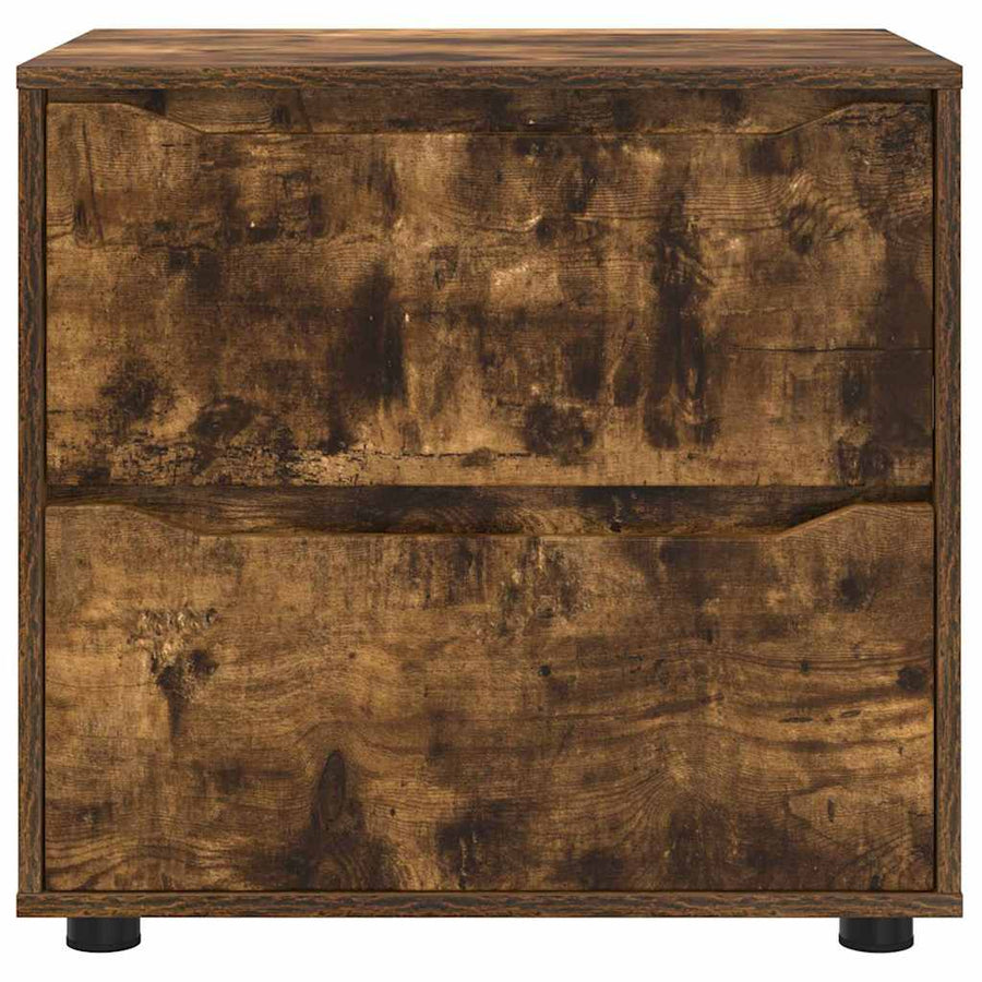Opbergkast Gerookt eiken 60 x 48 x 57 cm Bewerkt hout
