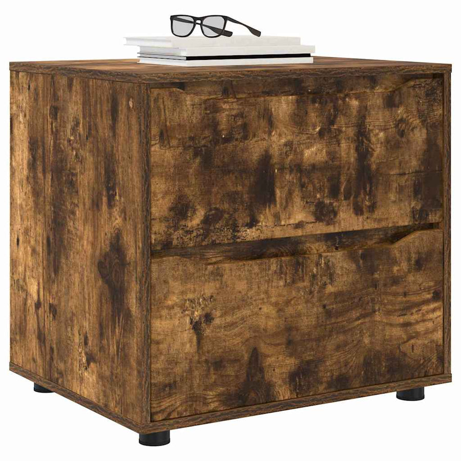 Opbergkast Gerookt eiken 60 x 48 x 57 cm Bewerkt hout