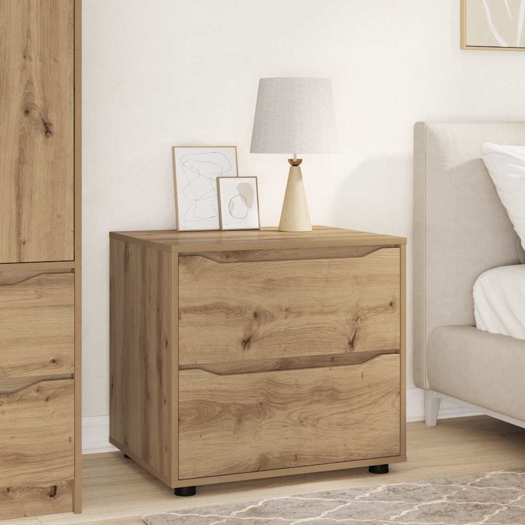 Opbergkast Artisan Eiken 60 x 48 x 57 cm Bewerkt hout