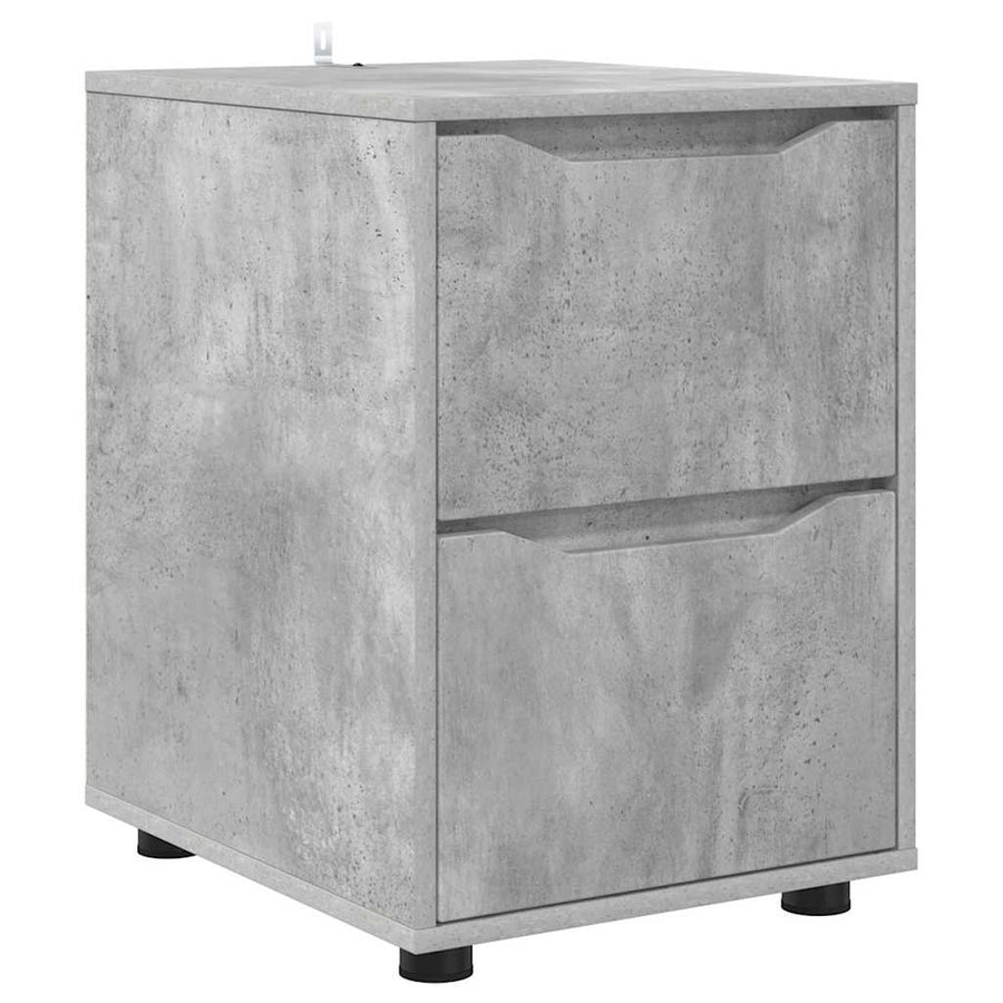 Opbergkast Beton Grijs 40 x 48 x 57 cm Bewerkt hout