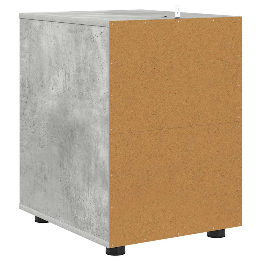 Opbergkast Beton Grijs 40 x 48 x 57 cm Bewerkt hout